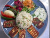 Halloumi and Goats Cheese Mix